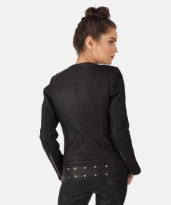 Alternative view of Tan Paneled Jacket Zoomin