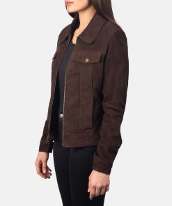 Alternative view of Suzy Mocha Suede Jacket For Women